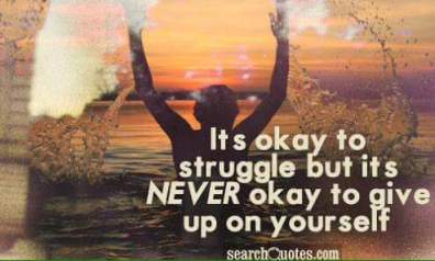 ok to struggle